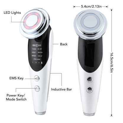 Women’s 7-in-1 Microcurrent Beauty and Skin Purifying Device.
