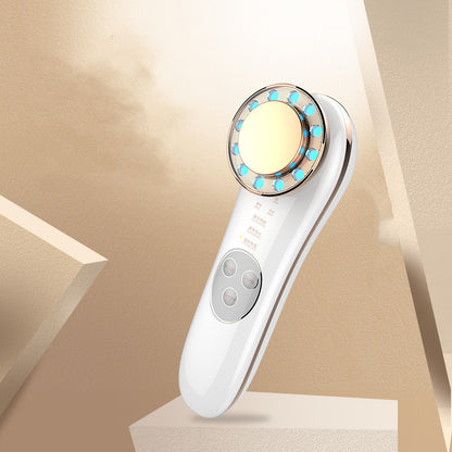 7-in-1 Facial Massager & Skin Care Tool: Galvanic, High-Frequency, Face Lifting, Tightening, and Anti-Aging Machine.