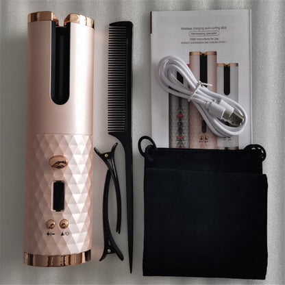 Multifunctional Wireless Automatic Curling Iron.