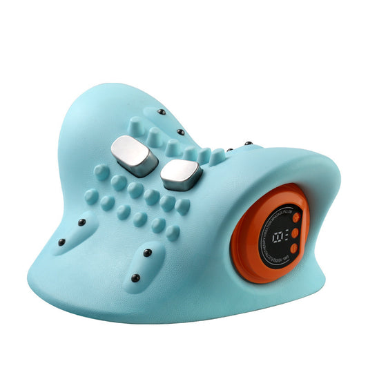 Portable Neck Massager for Cervical Spine Relief and Acupuncture Point Therapy.