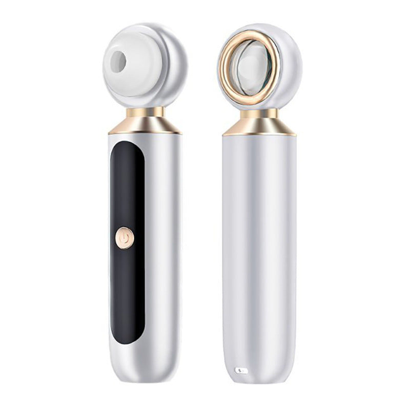Portable USB Electric Blackhead Remover with Magnifying Glass