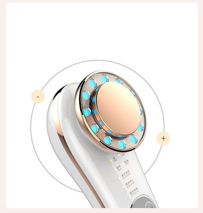 7-in-1 Facial Massager & Skin Care Tool: Galvanic, High-Frequency, Face Lifting, Tightening, and Anti-Aging Machine.