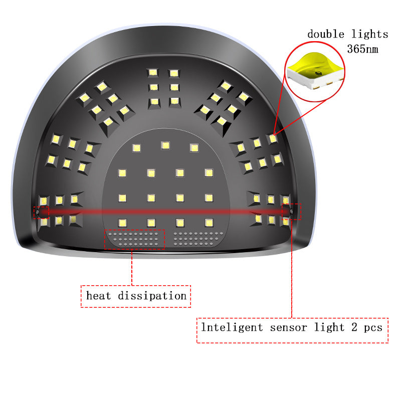 High-Power Quick-Drying Phototherapy Nail Dryer