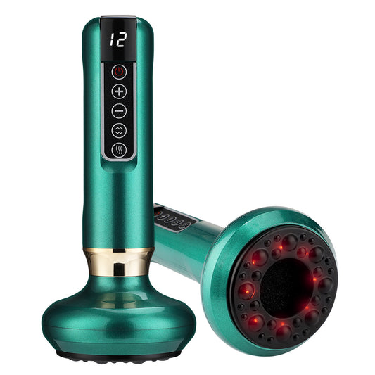 Electric Vacuum Cupping Massager for Body and Anti-Cellulite with Essential Oil.