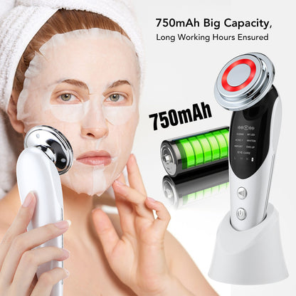 Women’s 7-in-1 Microcurrent Beauty and Skin Purifying Device.